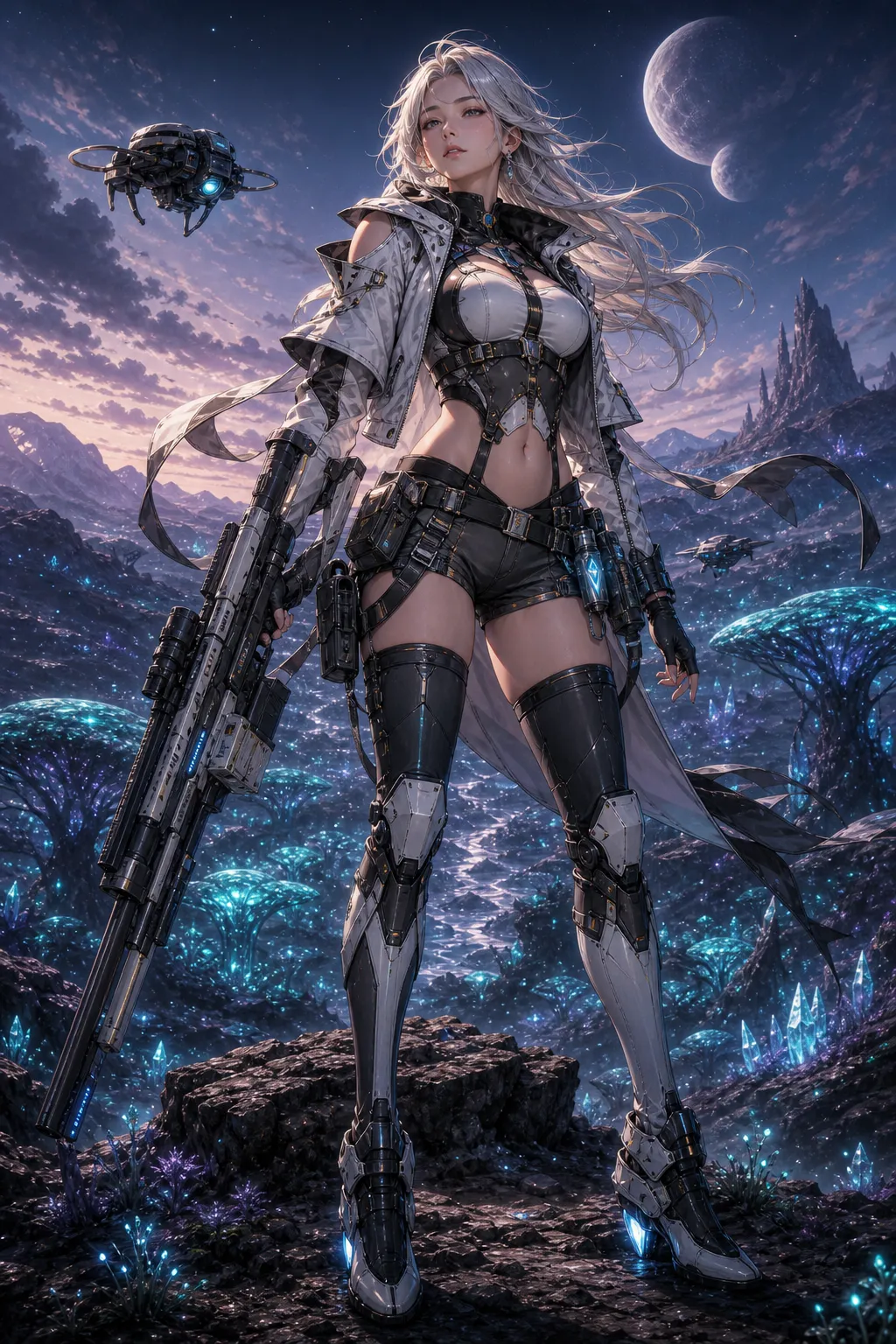 Frontier silhouette concept art 2