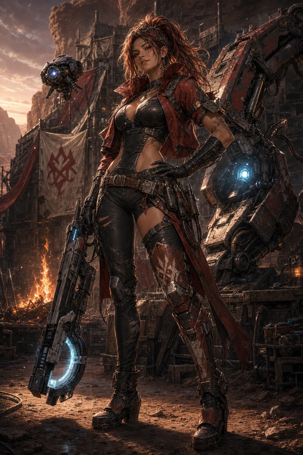 Frontier silhouette concept art 3