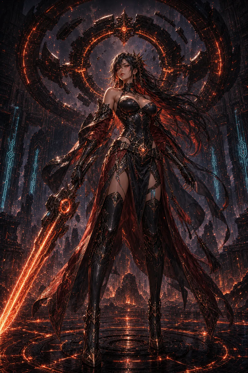 Frontier silhouette concept art 6