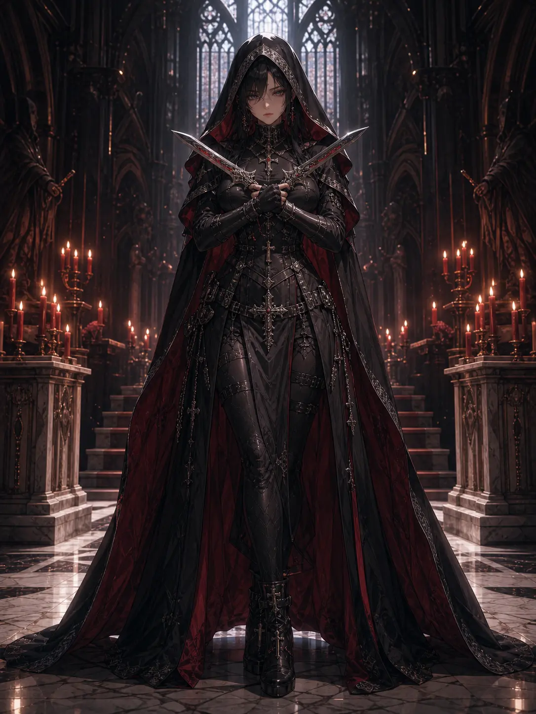 Independiente · Hermana oscura · dagas cruzadas · altar manchado